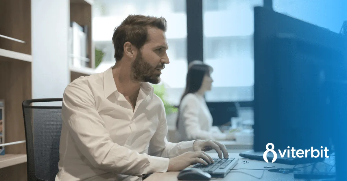 Working on Computer